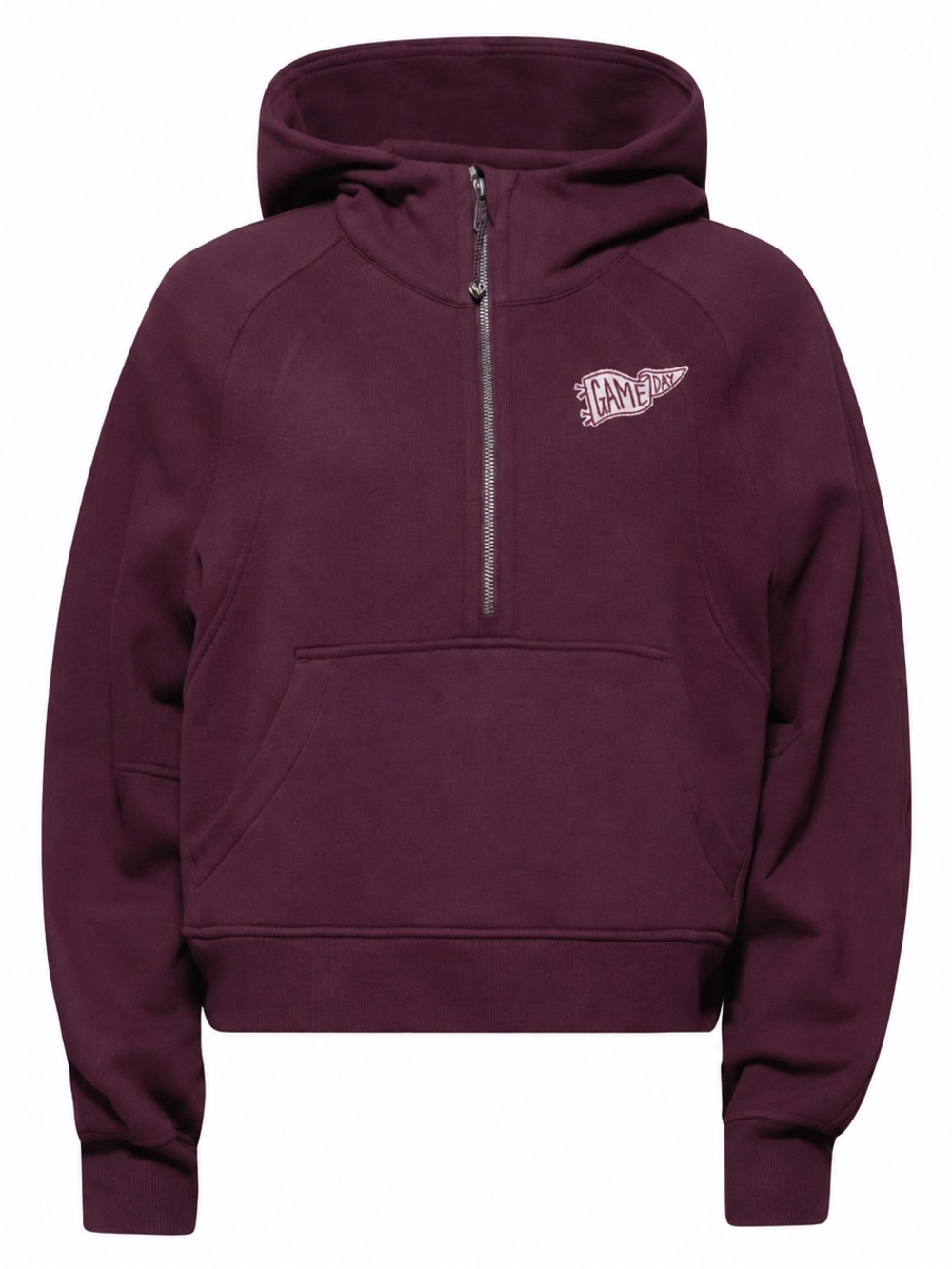 Lululemon NEW Classic Scuba Oversized 1/2 Zip Hoodie XL/XXL Gameday Cassis A&M